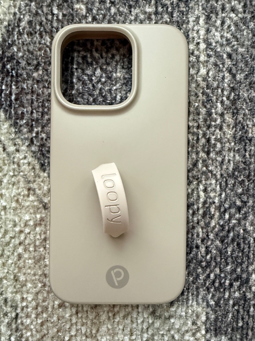 Loopy Case iphone 16Pro phone case - color sandstone